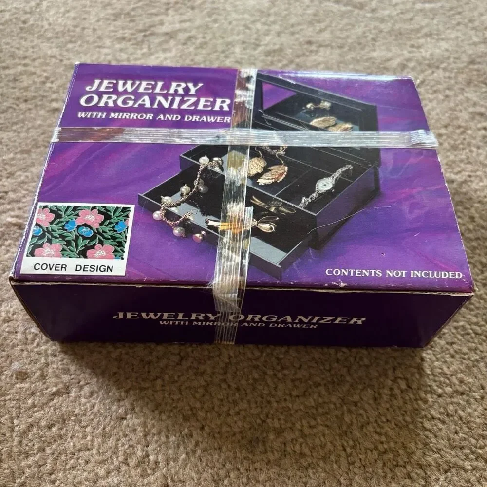 Jewelry Organizer With Mirror And Drawer *New*